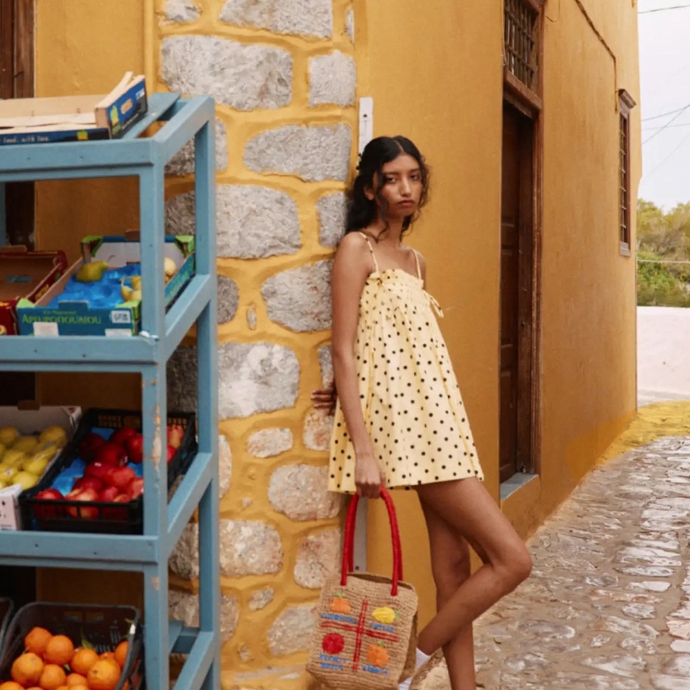 Lilo Mini Dress- Butter Spot